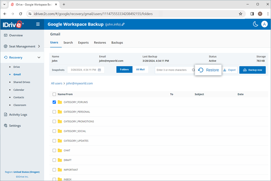  view client wise status