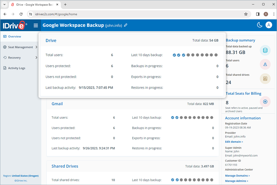  view client wise status