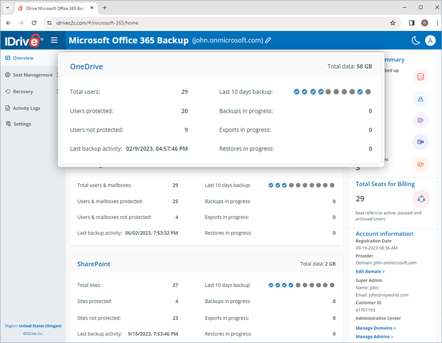  view client wise status