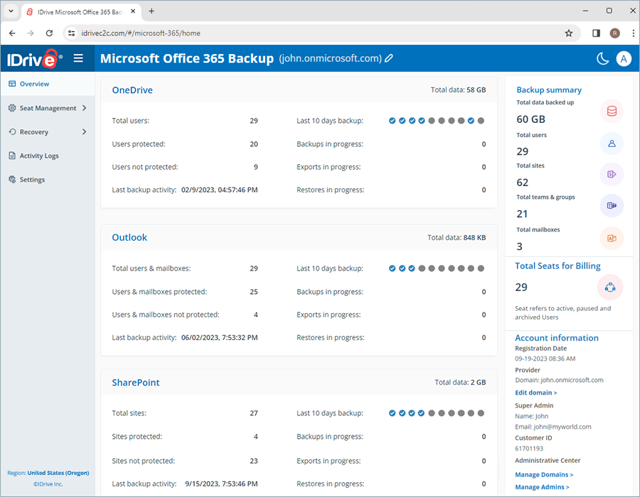  view client wise status