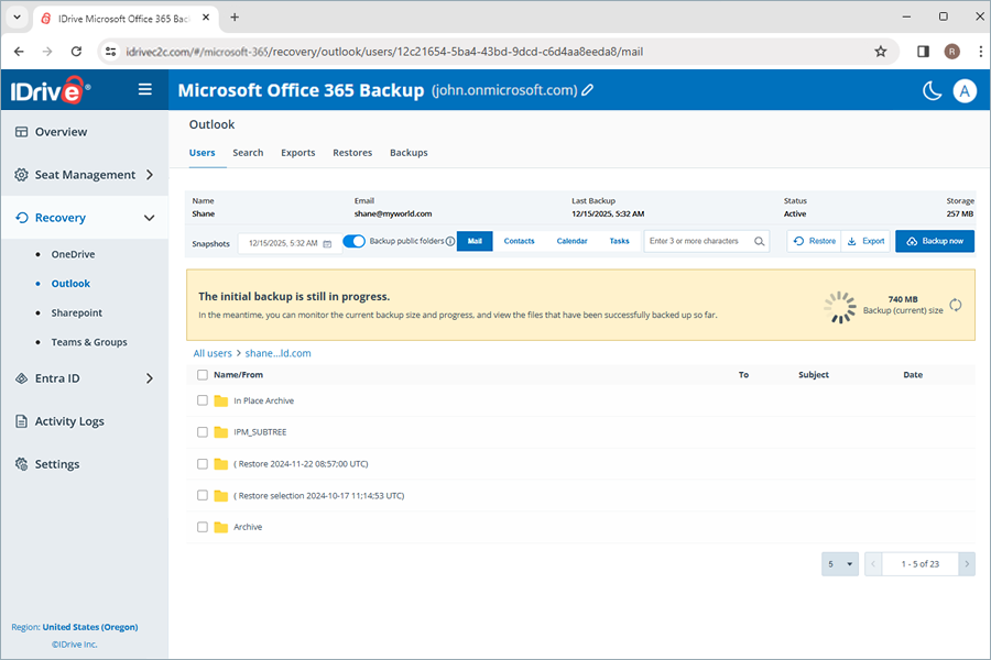  view client wise status