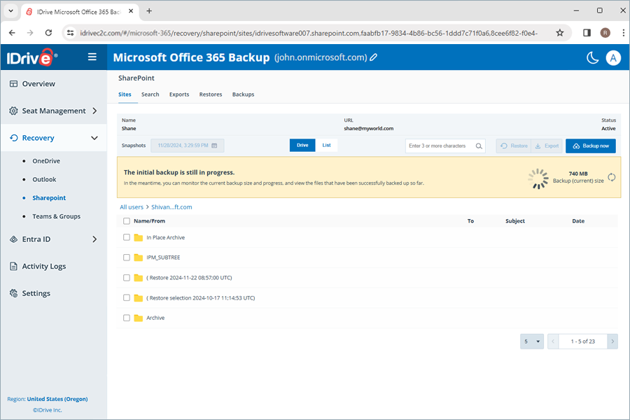  view client wise status