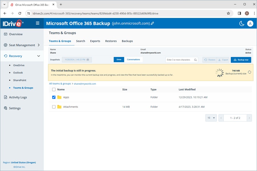  view client wise status