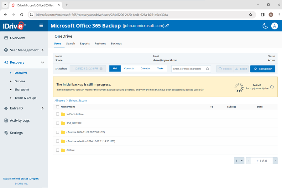  view client wise status