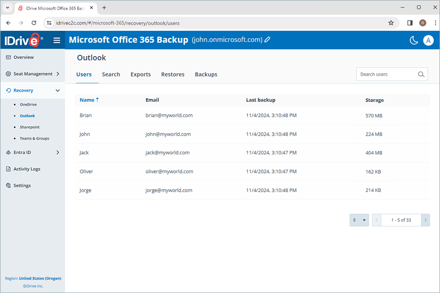  view client wise status