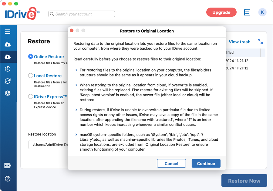 Show hidden files / folders