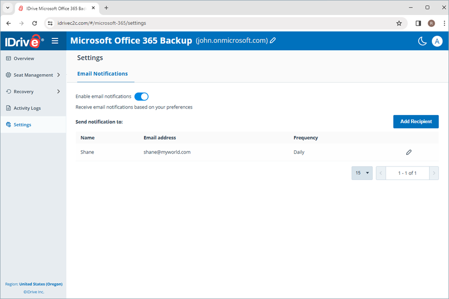  view client wise status
