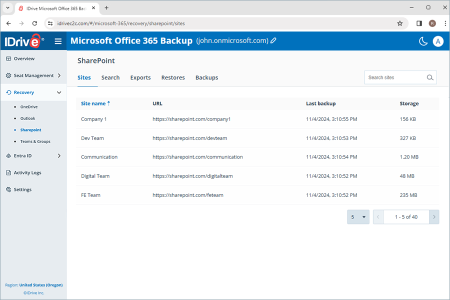  view client wise status