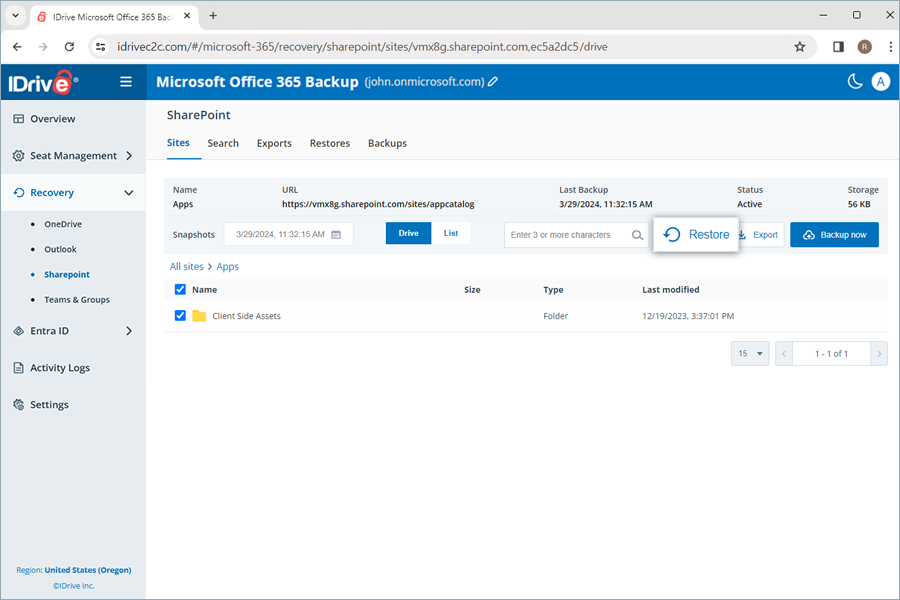  view client wise status