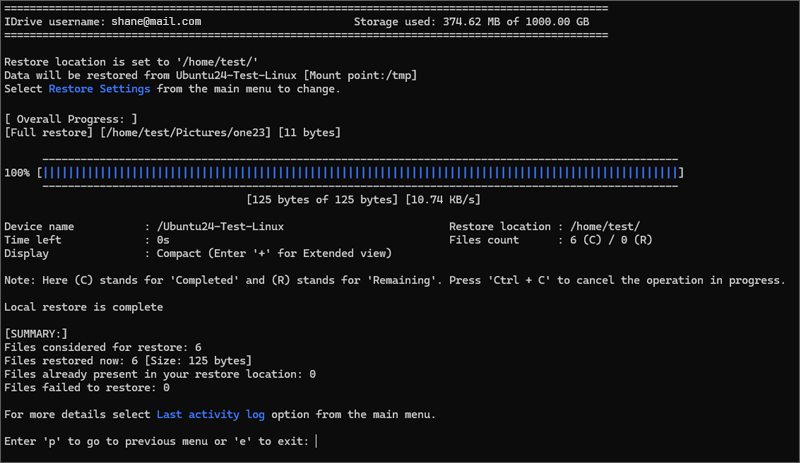 start_local_restore