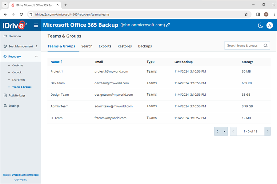  view client wise status