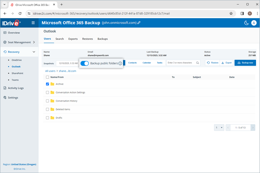  view client wise status