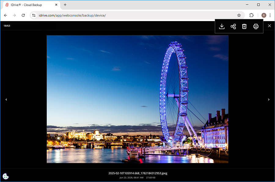 IDrive for windows