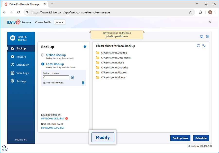 Report Devicebackup Backup Activity New2 New