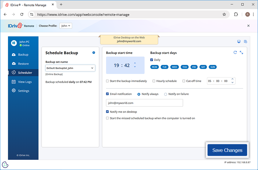 Report Devicebackup Backup Activity New2 New
